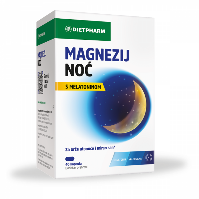 DIETPHARM MAGNEZIJ NOĆ KAPSULE A40